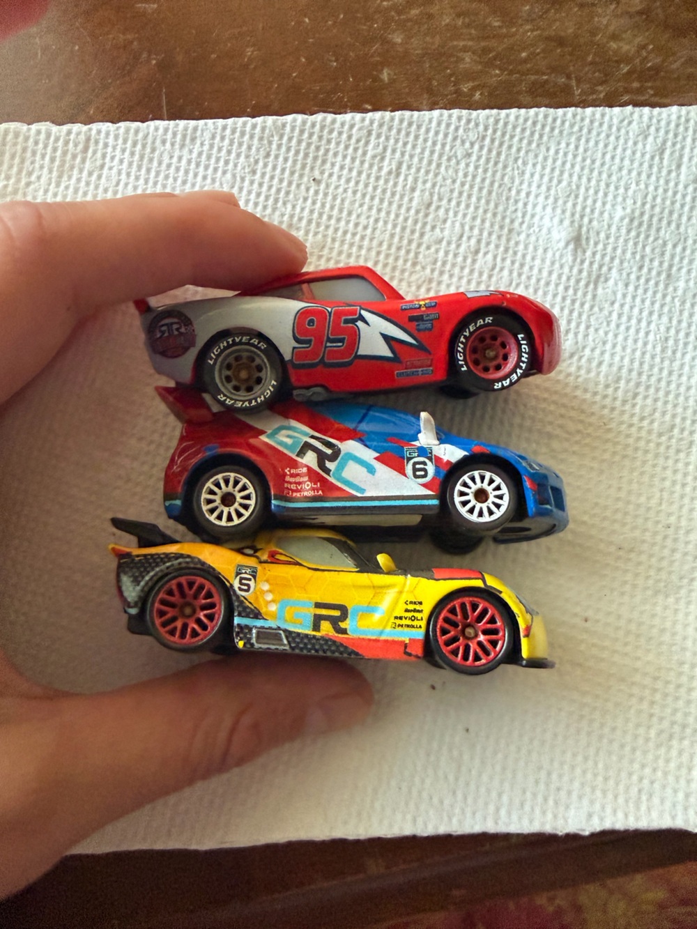 Disney Pixar cars toys global racers cup race cars lighting McQueen GUC toys - Picture 7 of 8